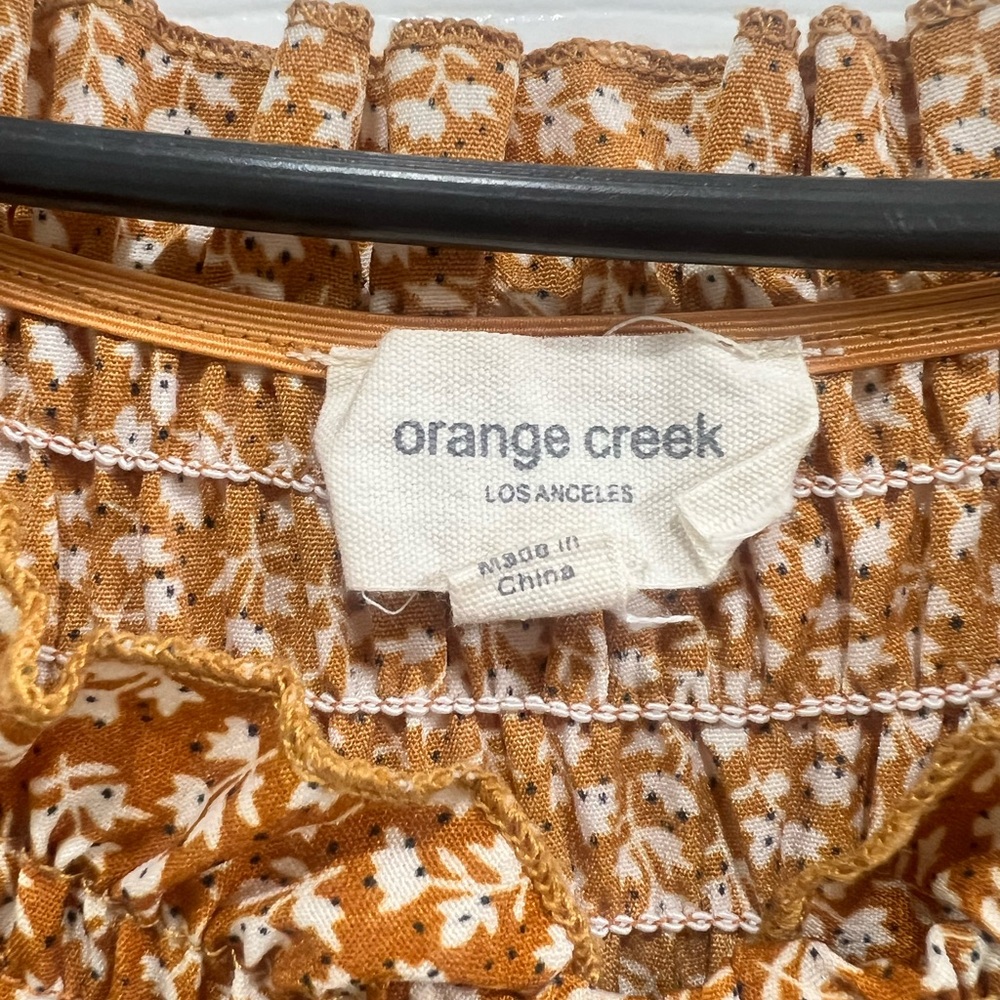 Orange Creek S Orange Jude Floral Smocked Dress - Picture 2 of 9
